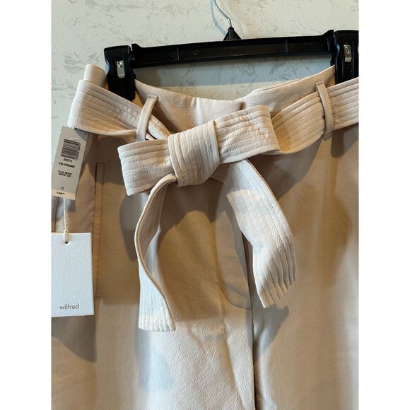 New Aritzia Wilfred Tie-Front Pant Size 12 - Picture 9 of 14